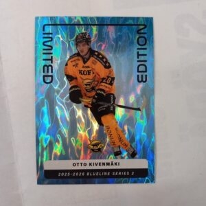 2025-26 SM-Liiga Blueline Series 2 Blue Limited Edition Otto Kivenmäki #LE-12