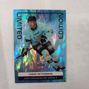 2025-26 SM-Liiga Blueline Series 2 Blue Limited Edition Lukas Zetterberg #LE-11