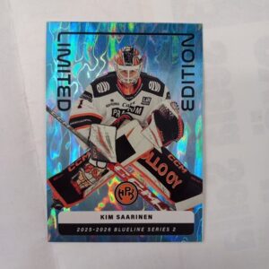 2025-26 SM-Liiga Blueline Series 2 Blue Limited Edition Kim Saarinen #LE-02