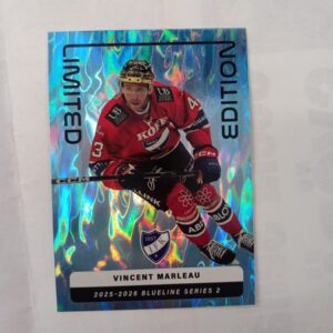 2025-26 SM-Liiga Blueline Series 2 Blue Limited Edition Vincent Marleau #LE-01