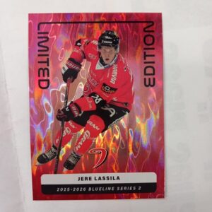 2025-26 SM-Liiga Blueline Series 2 Red Limited Edition Jere Lassila #LE-05