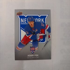2025-26 Upper Deck New York Rangers Centennial Adam Fox #91