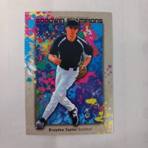 2024 Upper Deck Goodwin Champions Splash Of Color Baseball Brayden Taylor #129