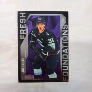 2025-26 Skybox Metal Universe Fresh Foundations Purple Jani Nyman #FF-17 332/349