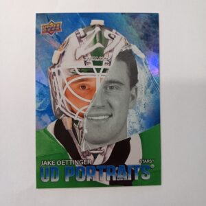 2025-26 Upper Deck Series 2 UD Portraits Jake Oettinger #P-56