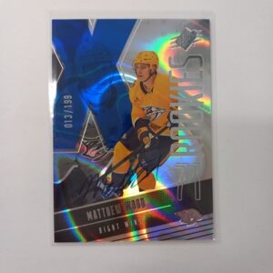 2025-26 Upper Deck SPx Rookies Blue Auto Matthew Wood #F-MW 013/199