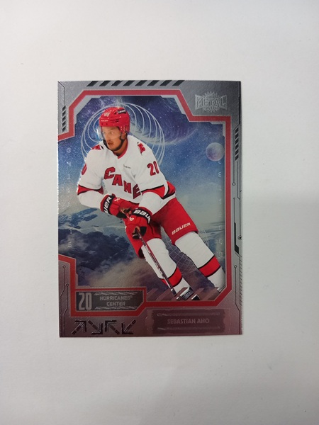 2025-26 Skybox Metal Universe Sebastian Aho #77