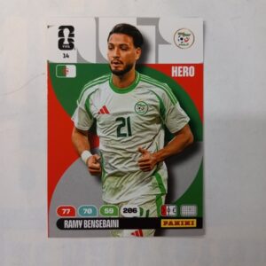 Panini Adrenalyn XL FIFA World Cup 2026 Hero Ramy Bensebaini #14
