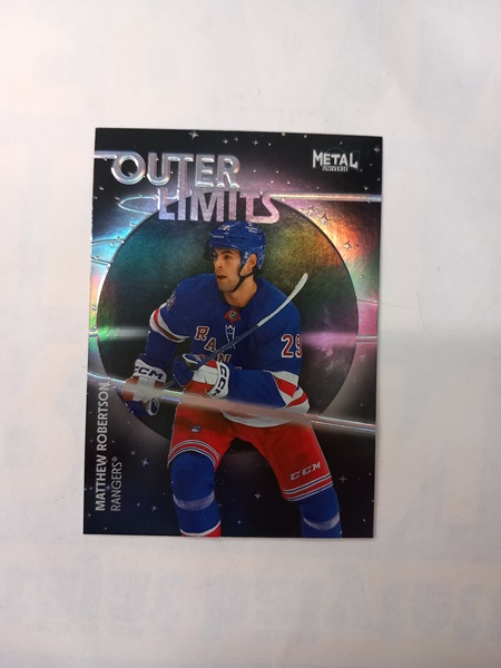 2025-26 Skybox Metal Universe Outer Limits Matthew Robertson #OL-24