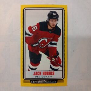 2021-22 O-Pee-Chee Premier Tallboys Jack Hughes #P-9