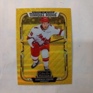 2025-26 O-Pee-Chee Platinum Marquee Rookie Neon Yellow Surge Domenick Fensore #217