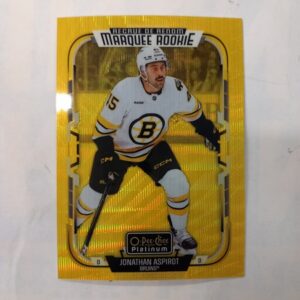 2025-26 O-Pee-Chee Platinum Marquee Rookie Neon Yellow Surge Jonathan Aspirot #298