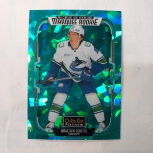 2025-26 O-Pee-Chee Platinum Marquee Rookie Turquoise Fragments Braeden Cootes #286 078/249