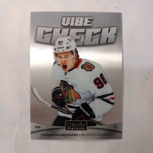 2025-26 Upper Deck Extended Series Vibe Check Connor Bedard #VC-8