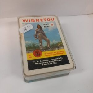 1960 vintage F.X. Schmid Winnetou II -korttipeli No. 583
