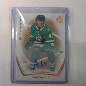 2021-22 Upper Deck SP Authentic Limited Auto Miro Heiskanen #20