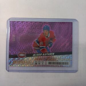 2024-25 Upper Deck Credentials Pink Debut Ticket Access Oliver Kapanen #105 04/25