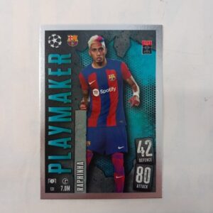 2023-24 Topps Match Attax Champions League Playmaker Raphinha #131