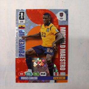 Panini Adrenalyn XL FIFA World Cup 2026 Power-up Moises Caicedo #572