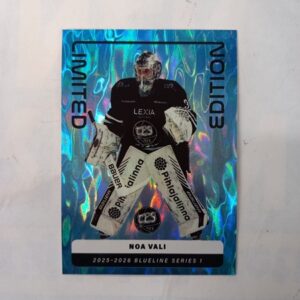 2025-26 SM-Liiga Blueline Series 1 Blue Limited Edition Noa Vali #LE-15