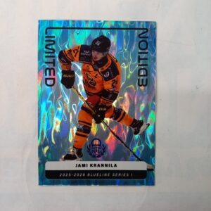 2025-26 SM-Liiga Blueline Series 1 Blue Limited Edition Jami Krannila #LE-10