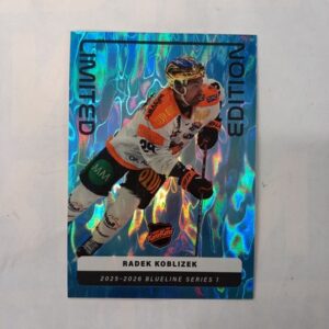 2025-26 SM-Liiga Blueline Series 1 Blue Limited Edition Radek Koblizek #LE-08