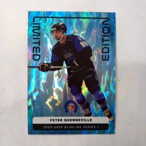 2025-26 SM-Liiga Blueline Series 1 Blue Limited Edition Peter Quenneville #LE-07