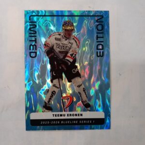2025-26 SM-Liiga Blueline Series 1 Blue Limited Edition Teemu Eronen #LE-05