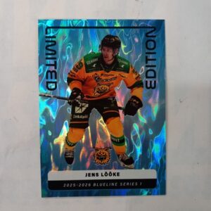 2025-26 SM-Liiga Blueline Series 1 Blue Limited Edition Jens Lööke #LE-03