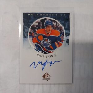 2024-25 Upper Deck SP Authentic UD Authentics Auto Matt Savoie #UDA-MA