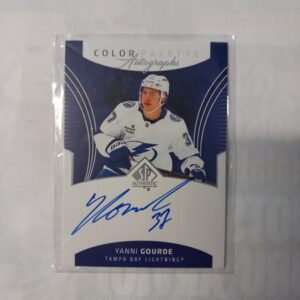 2025-26 Upper Deck SP Authentic Color Palette Autographs Yanni Gourde #CP-YG