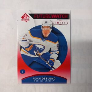 2025-26 Upper Deck SP Authentic Future Watch Limited Red Noah Ostlund #136