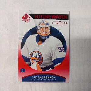 2025-26 Upper Deck SP Authentic Future Watch Limited Red Tristan Lennox #140