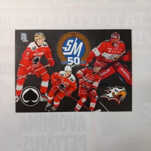 2024-25 SM-Liiga Blueline Finland Ässät Team Set Oversize Card