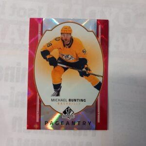 2025-26 Upper Deck SP Authentic Pageantry Red Michael Bunting #P-75