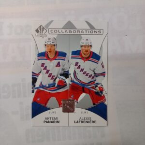 2024-25 Upper Deck SP Authentic Collaborations Artemi Panarin/Alexis Lafreniere #C-6