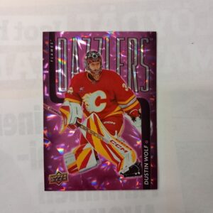 2025-26 Upper Deck Series 1 Dazzlers Pink Dustin Wolf #DZ-38