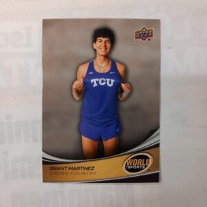 2026 Upper Deck World Of Sports Volume 2 Cross Country Grant Martinez #95