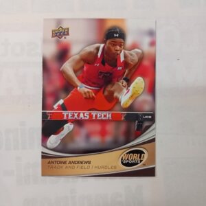 2026 Upper Deck World Of Sports Volume 2 Track And Field Antoine Andrews #130