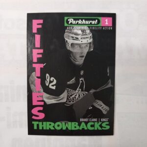 2025-26 Upper Deck Parkhurst Fifties Throwbacks Brandt Clarke #F-9
