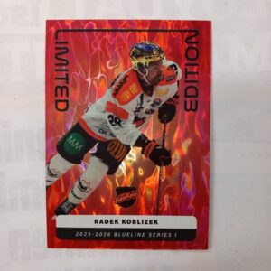 2025-26 SM-Liiga Blueline Series 2 Red Limited Edition Radek Koblizek #LE-08