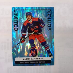 2025-26 SM-Liiga Blueline Series 2 Blue Limited Edition Aleksi Matinmikko #LE-14