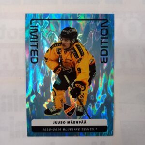 2025-26 SM-Liiga Blueline Series 2 Blue Limited Edition Juuso Mäenpää #LE-06