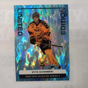 2025-26 SM-Liiga Blueline Series 2 Blue Limited Edition Otto Kivenmäki #LE-12