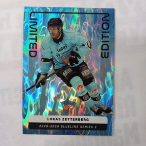 2025-26 SM-Liiga Blueline Series 2 Blue Limited Edition Lukas Zetterberg #LE-11