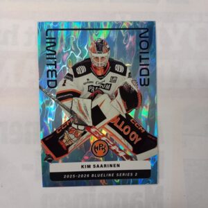 2025-26 SM-Liiga Blueline Series 2 Blue Limited Edition Kim Saarinen #LE-02