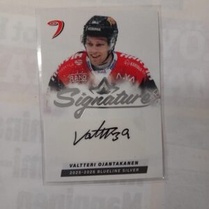 2025-26 SM-Liiga Blueline Series 2 Silver Signature Valtteri Ojantakanen #AU-VO 69/80