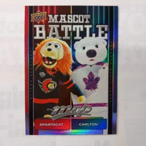2025-26 Upper Deck MVP Mascot Battle Spartacat/Carlton #MB-9