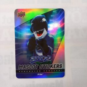 2025-26 Upper Deck MVP Mascot Stickers Vancouver Canucks FIN #MS-26