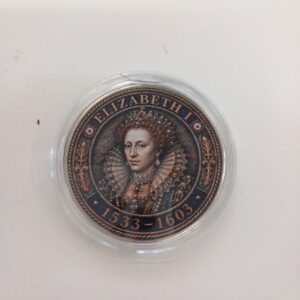 Elizabeth I 1533-1603 keräily kolikko
